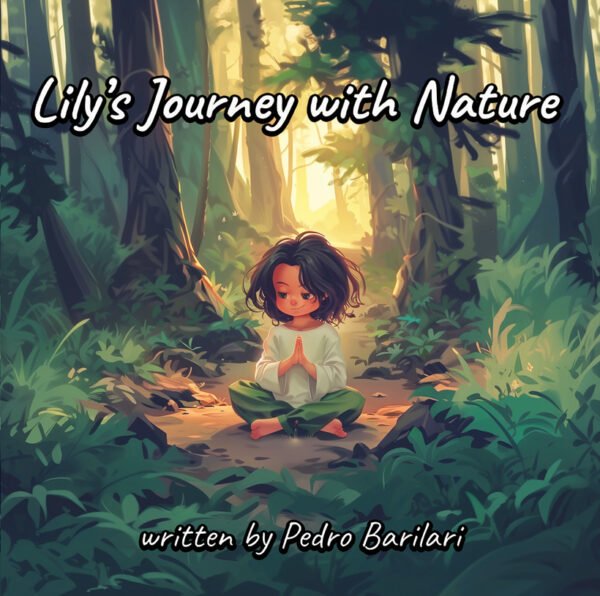 front cover for the children's book: Lily's Journey with Nature